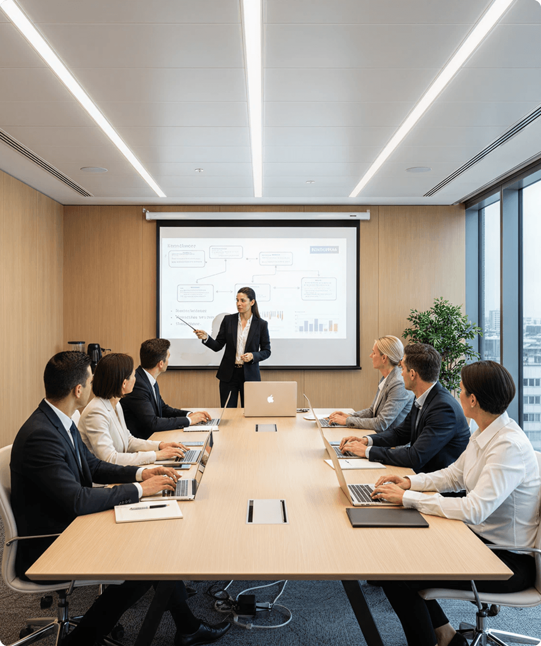 Reunión empresarial